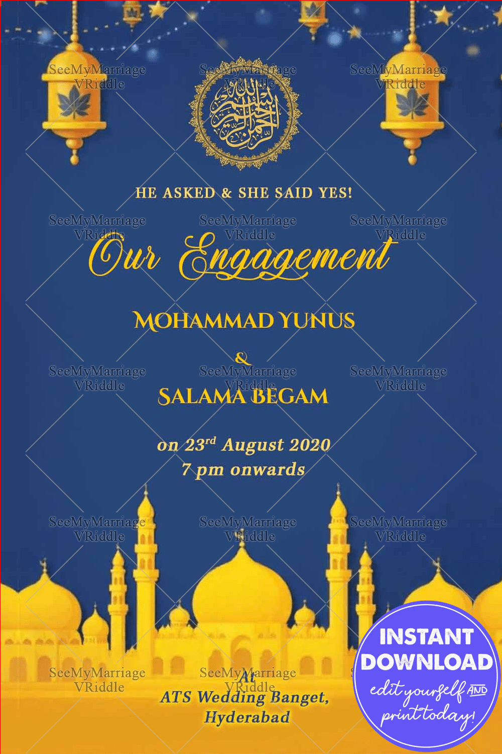 Ishq Ibadat_muslim Engagement E Card