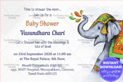 Va?aikappu_tamil Seemantham Invitation_e Card