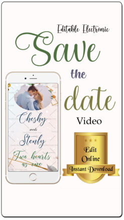 Celebration Of Life Western Wedding Video Invitation | ID: 11663