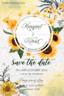Wedding Invite, Floral Save the Date, Invite GIF