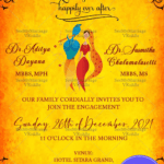 Golden Yellow Radha Krishna Wedding Invitation Card