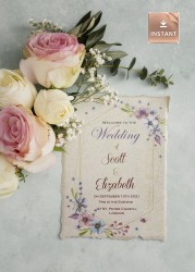 Floral-Bokeh-London-Wedding-invitation-card