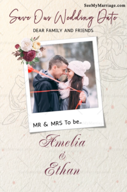 Save Our Wedding Date Western Wedding Video Invitation | ID: 11768