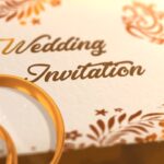 Golden Ring Wedding Invitation With Pictures In 4k