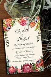 Australian wedding card, save the date card, wedding card