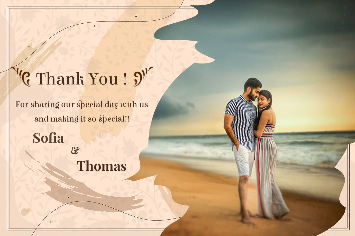 Vintage Thank You Card