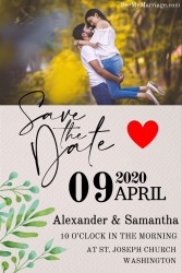 save the date gif, couple save the date, simple save the date