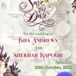 Burgundy Floral Save The Date Card