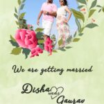 Caricature Cartoon Character Engagement Haldi Mehendi Wedding Traditional Invite | ID: 11815