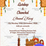 Singh Di Shaadi Wedding Ceremony E Card