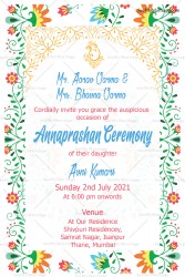 annaprasana invitation. annaprasana ceremony, first rise ceremony