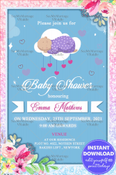 Blue-Pink-Baby-Shower-Invitation-floral