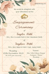 engagement invitation, engagement ceremony, ring ceremony