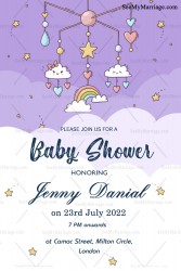 Shower A Happiness Baby Shower Invitation Card
