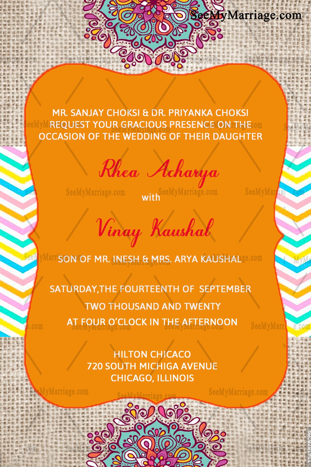 Gujarati Wedding Card 1