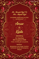 Nepali Wedding Invitation, Nepali Wedding, Nepali