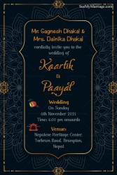 Nepali Wedding Invitation, Nepali Wedding