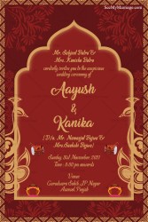 Punjabi Wedding invitation, Punjabi Wedding, Punjabi