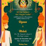 Traditional Couple Sindhi Wedding Invitation GIF