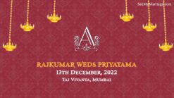 Traditional Colorful Rajasthani Shadi Invitation video