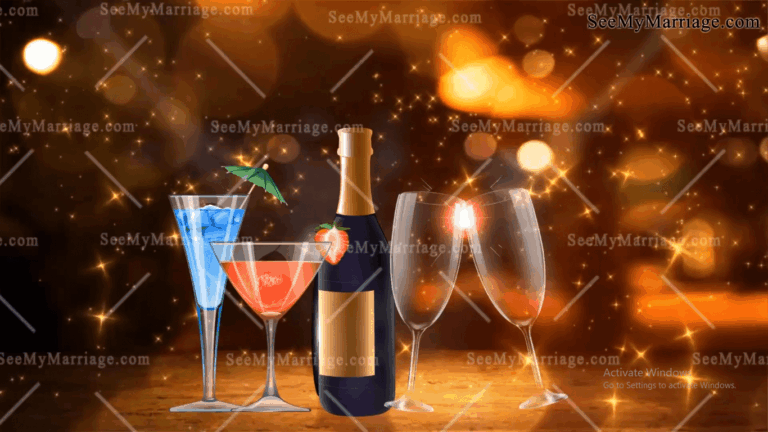Disco Deewane Theme Cocktail Party Invitation To Celebrate Engagement Of A Special Couple
