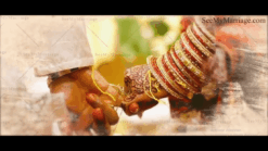 An Indian Vintage Palace Architecture Theme Invitation Video For Traditional Kannada Wedding In Beige And Sandstone Cream Colour Ink Reveal Concept