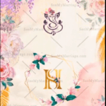 A Dreamy Invitation Video For Wedding Ceremony In A Floral Watercolour Theme In Shades Of Lavender