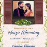 Home Theme Housewarming Invitation Video with couple caricature - 215663 - Free
