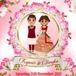 Creative Cartoon Pink Theme Wedding Invitation Video - 218165 - Free