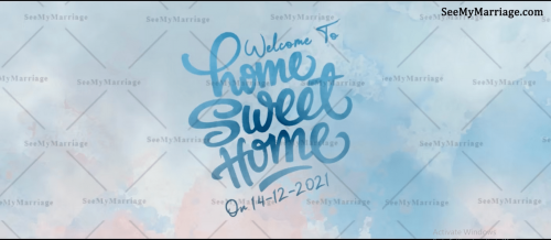Sweet Home House Warming Invitation Video Blue Sunset Sky