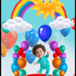 Fun Coco Melon Theme 1st Birthday Invitation Video