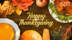 Brown Theme Thanksgiving Greetings Video Pumpkin Meal