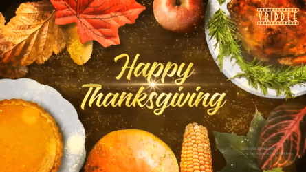 Brown Theme Thanksgiving Greeting Card Pumpkin Meal