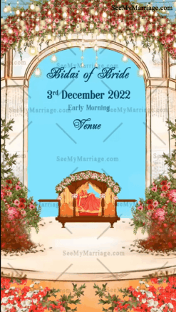 Caricature Style Wedding Invitation Video All Events E-Vite