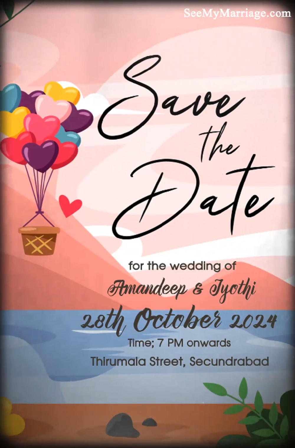 Cinematic Sentimental Emotional - Save the Date Video - 1 Hour delivery