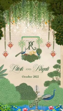 Royal Indian Theme Save The Date Video