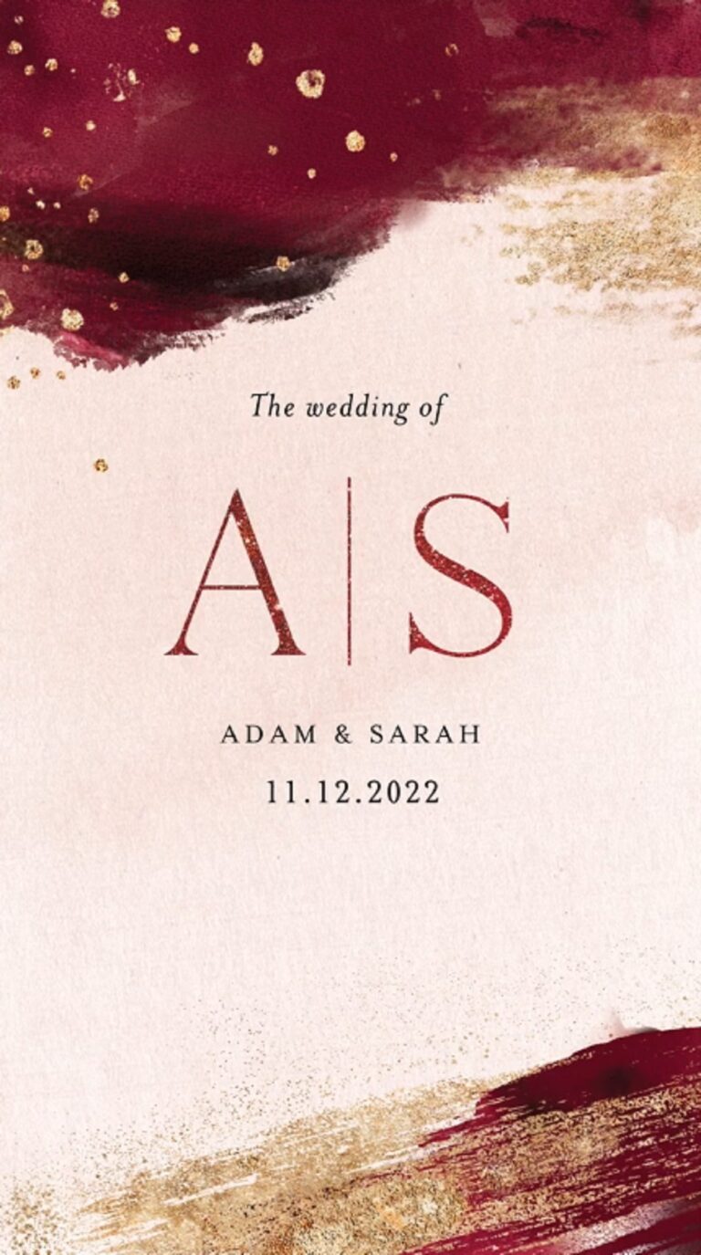 The Grand Wedding Ink Theme Save The Date Video