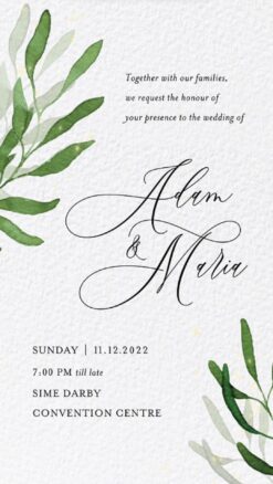 We Live Together Ink Motion Theme  Save The Date Video