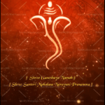 Traditional Scroll Upanayan Invitation Video Glittering Red Theme