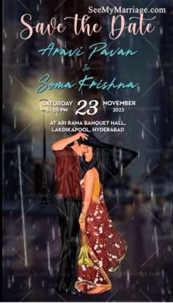 Ashiqi Save The Date Wedding Invitation Video