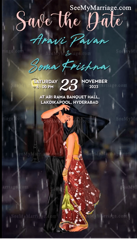 Ashiqi Save The Date Wedding Invitation Video