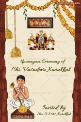 Caricature Theme Upanayan Invitation Card Sacred Rite Explained (7)