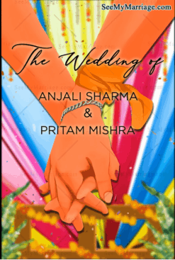Rainbow Happiness Wedding Invitation Video Modern Jhalak