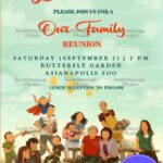 Family Reunion Invitation Card Happy Picnic