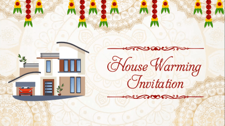 White Ink Reveal House Warming Invitation Simple Traditions