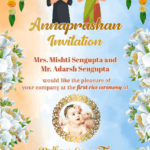 Happy Parents Annaprashan Invitation Video Add Baby Photo