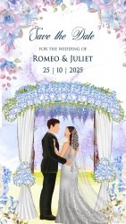 Romantic Save The Date Christian Wedding Invitation Video Romeo Juliet