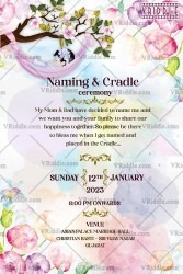 Naming -Cradle Ceremony-invitation