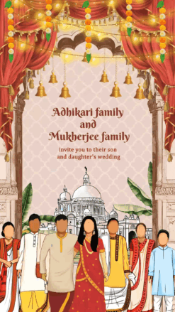 Classic Dotara Theme Bengali Wedding Invitation Video