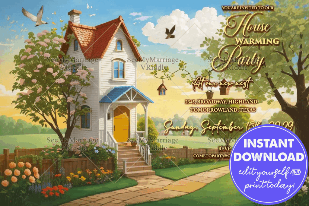 Dream Home - House Warming Party Invitation